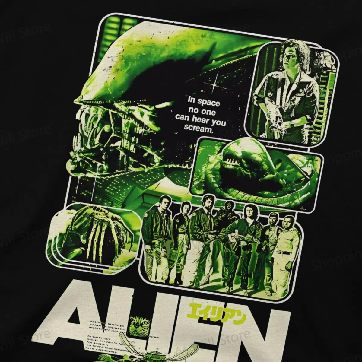Tops 100% Cotton Leisure Sports  Xenomorph Essential Alien Mencosy Men's and women's T-shirts   Tshirt Top image 5