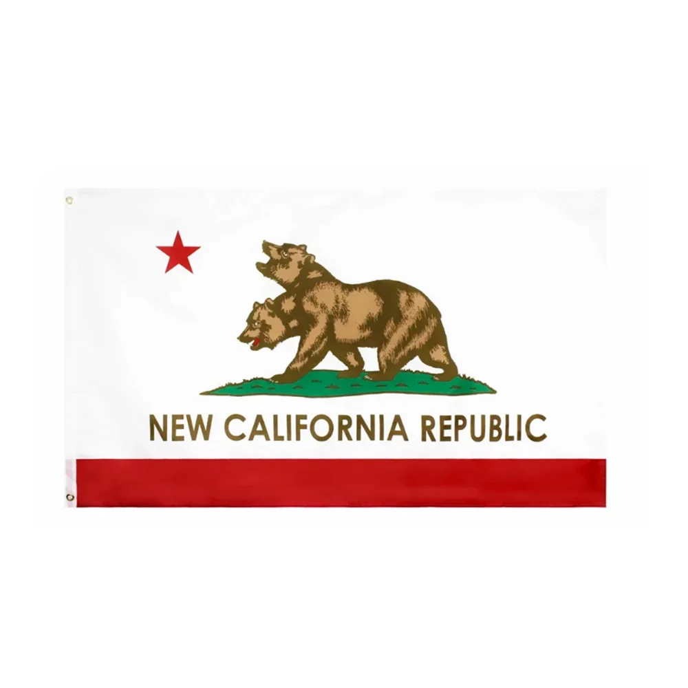 

New California Republic Flag 90x150cm Polyester Flag Outdoor Wall/Garden/Events Decoration