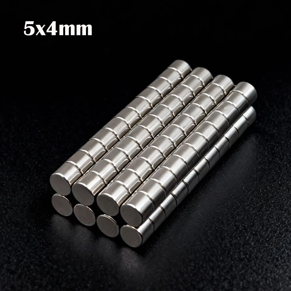 10-500Pcs 5x4mm Super Powerful Round Magnet Neodymium Magnets  N35 NdfeB Strong Magnet Permanent Magnetic Imanes Magnetic Sheet