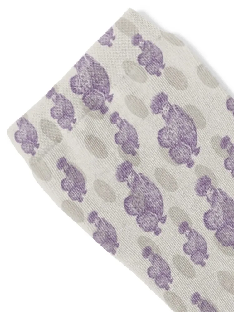 Chaussettes Poulet Violet Compression de course avec imprimé Chaussettes Femme Homme