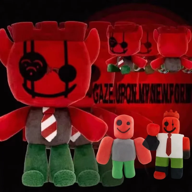 

Новая плюшевая игрушка-кукла 2026 года: Аниме-персонаж Forsaken JX1DX1 Red King Cube, милый плюшевый Билдермен, игровая периферия, плюшевая подушка-игрушка, подарок для ребенка