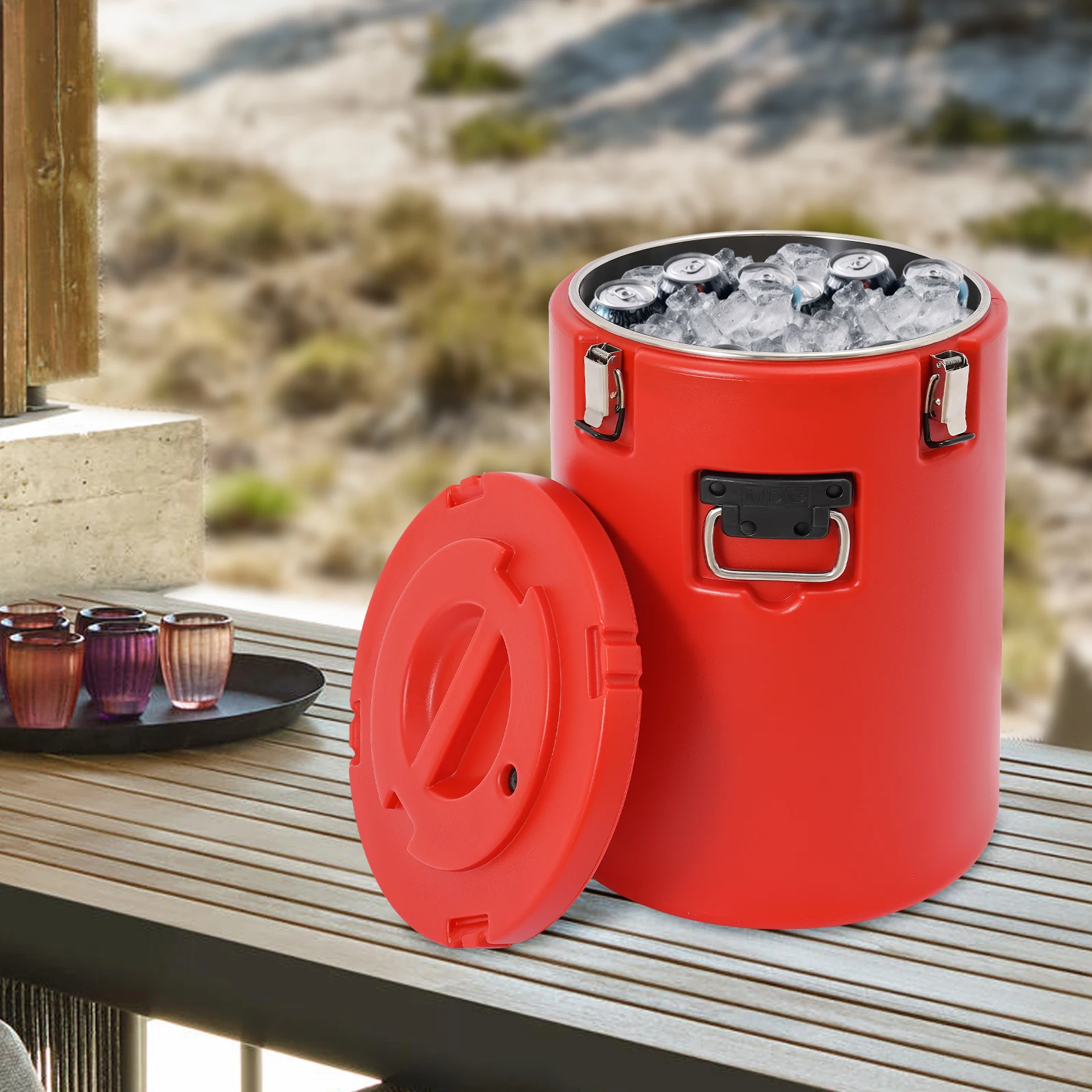 

40L large-capacity insulated bucket, commercial and household cold or hot food containers, 10-15 hours of insulation