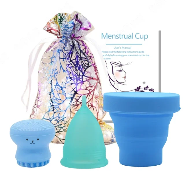 Lady Cup Copa Menstrual Silicona Luna Copa Período Bidés Accesorios Accesorios Sanitario M Alivio Menstrual Productos Menstruales