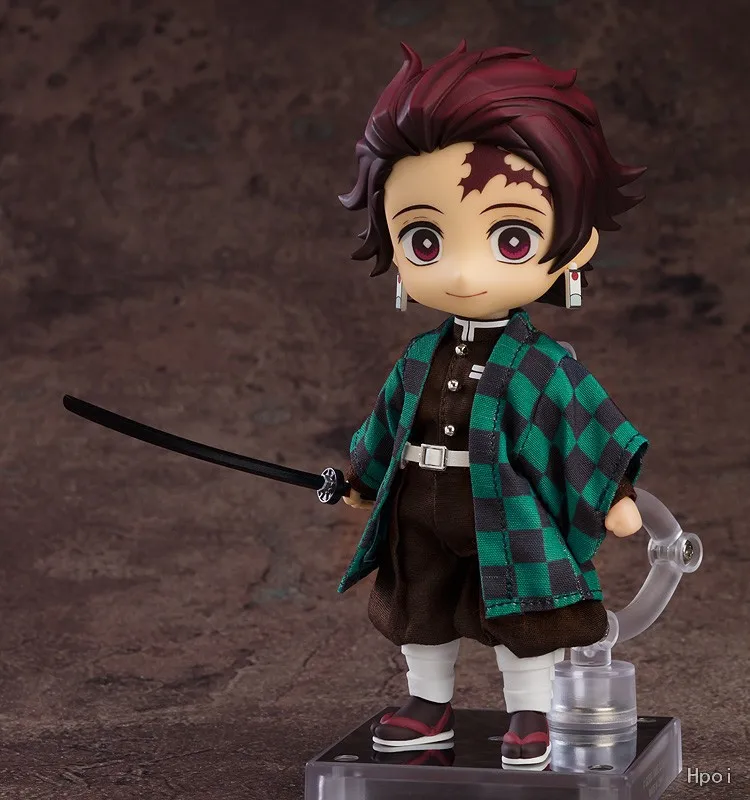 In Stock Original GSC Good Smile Nendoroid Doll Kamado Tanjirou 14CM Anime Figure Model Collectible Action Toys Gifts