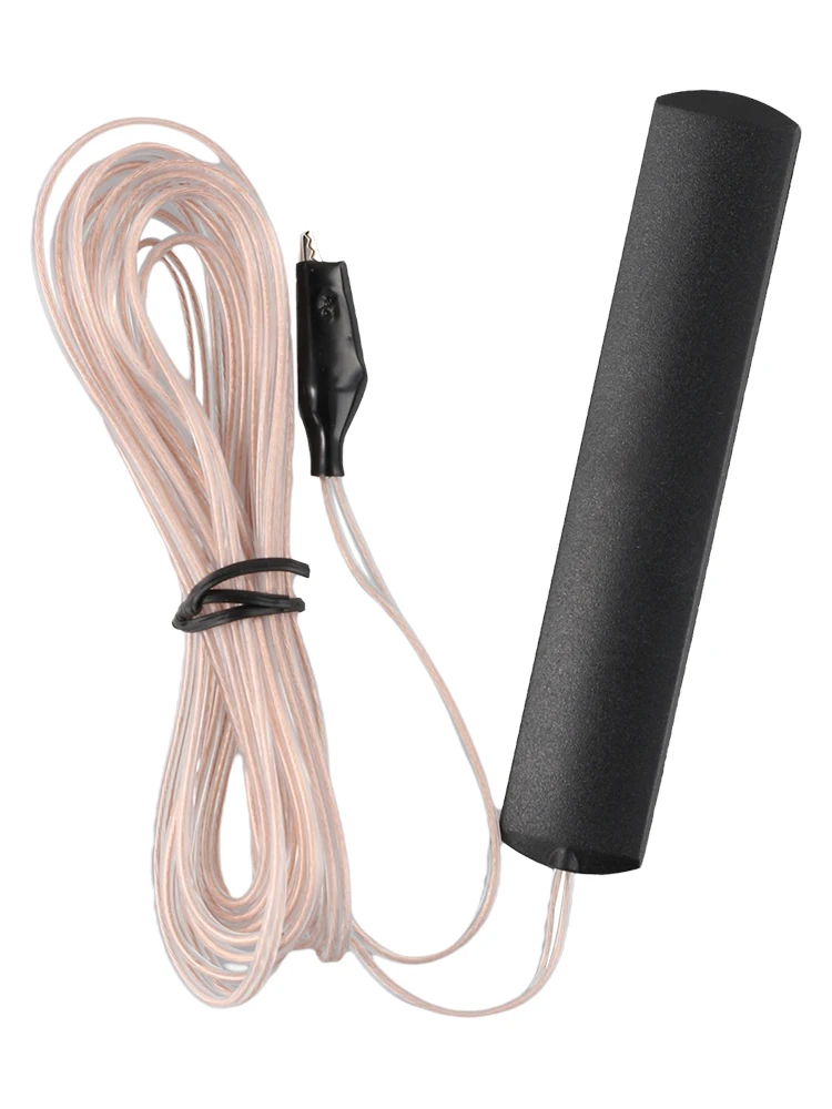 Upgraded FM Stereo Antenna Signal Booster Compatible with Telescopic Antennas Stable Signal Transmission 5db Gain