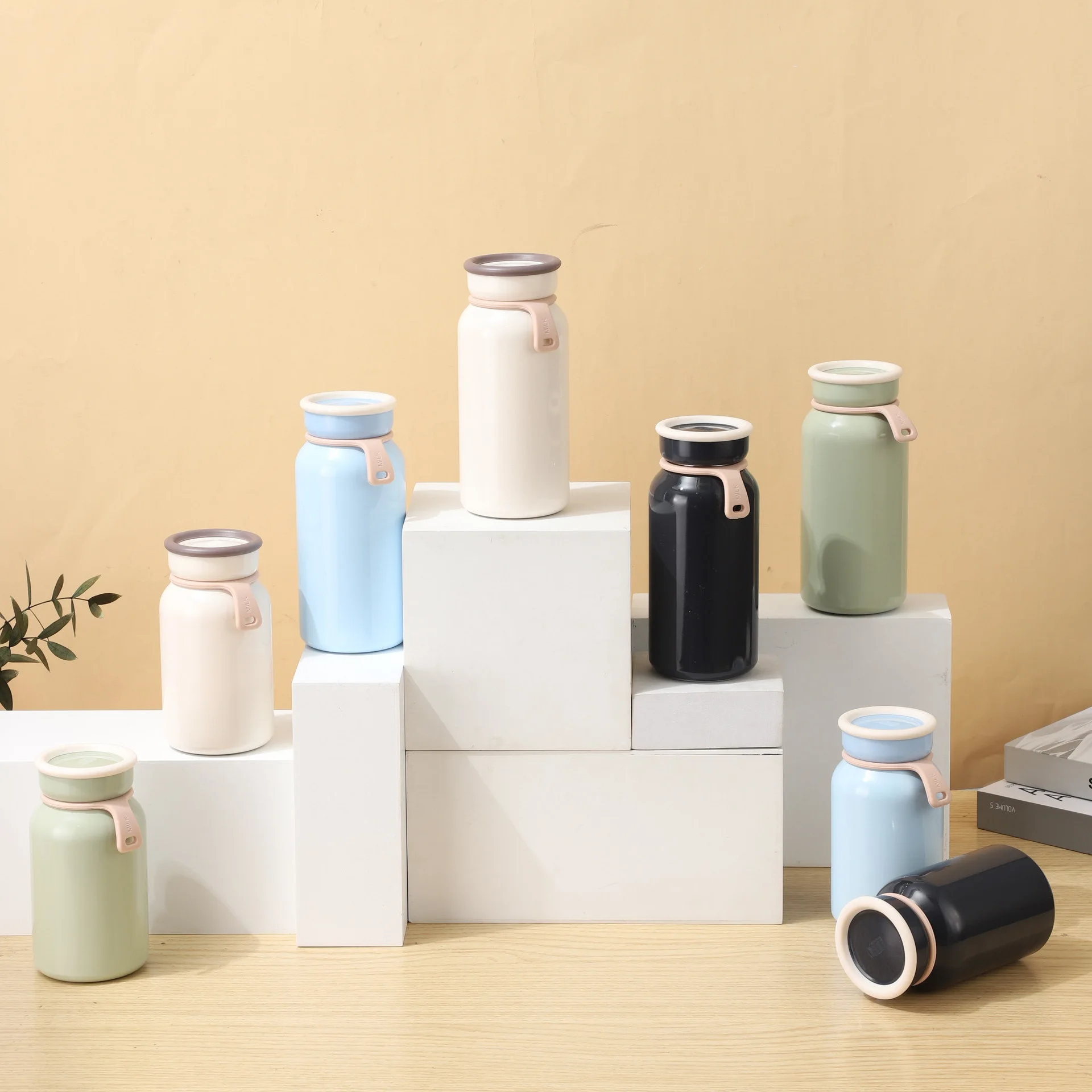 

1PCS Mini Thermo Cup 300/400ML Pocket Cup Stainless Steel Thermal Coffee Mug Vacuum Flask Insulated Hot Water Bottle Kids Gift