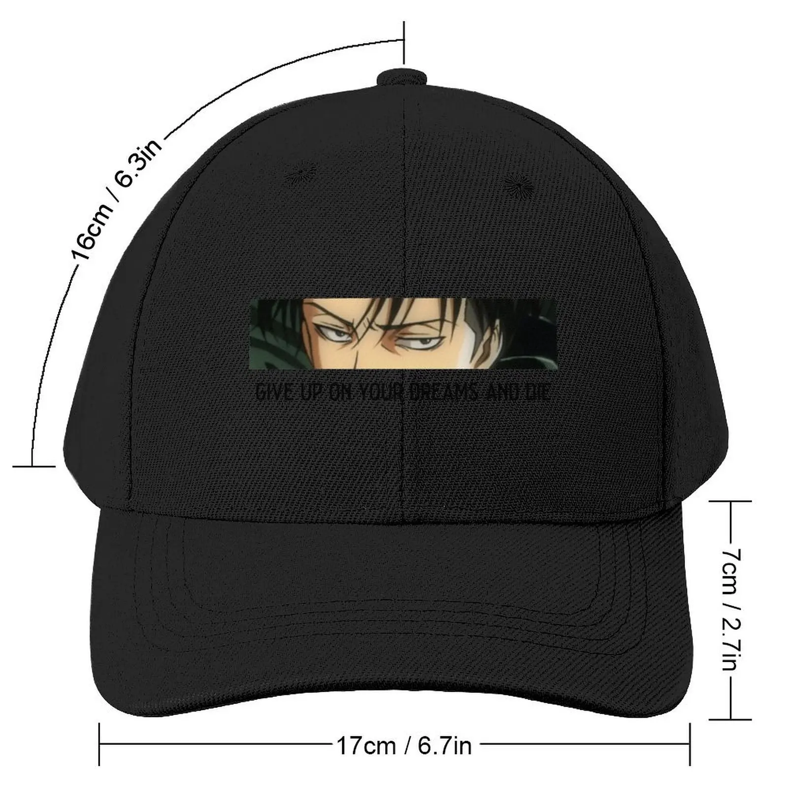 funny levi aot S4 Baseball Cap Beach fashionable Hat Beach Ladies Men's