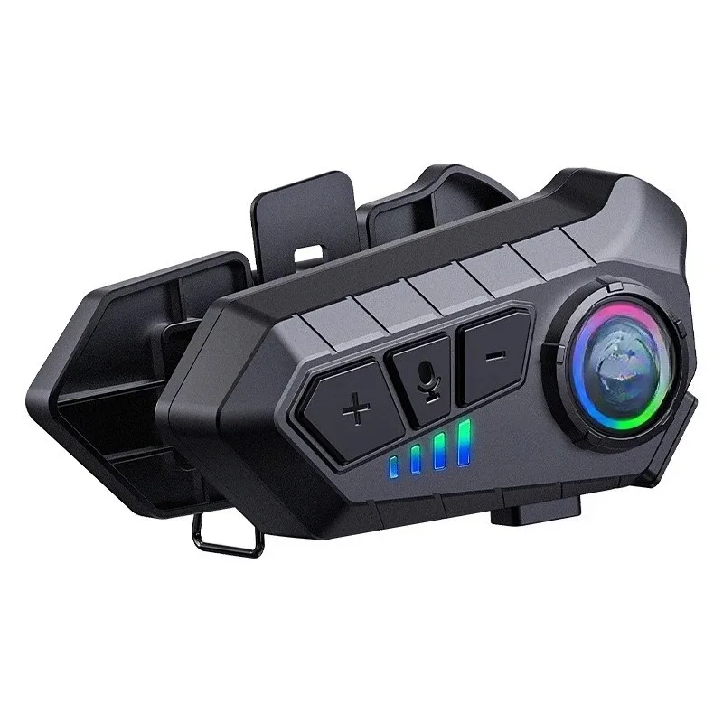 

New motorcycle bluetooth headset high sound quality stereo sound multi-function bluetooth
