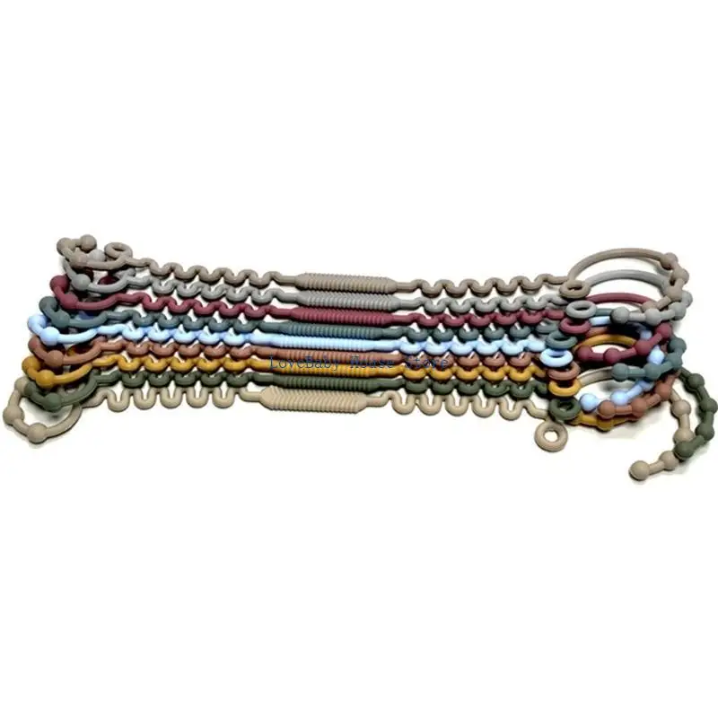 BX0D مريحة وآمنة لهاية التسنين، حامل زجاجات لعبة التسنين متعدد الاستخدامات