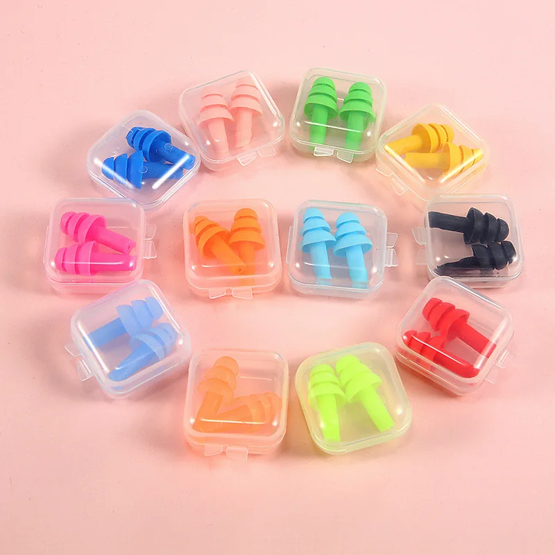 10 Pairs Silicone Ear Plugs Sound Insulation Ear Protector Anti Noise Snore Comfortable Sleeping Earplugs for Noise Reduction