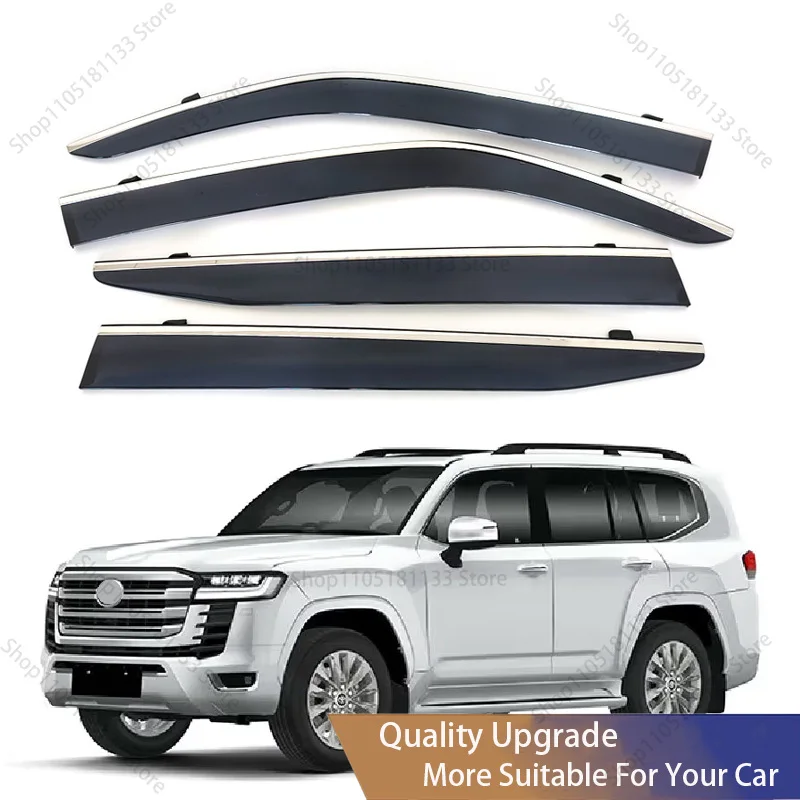 Injection Weather shields For Toyota Land Cruiser LC300 2022 2023 2024 Accessories Window Visor Sun Guards