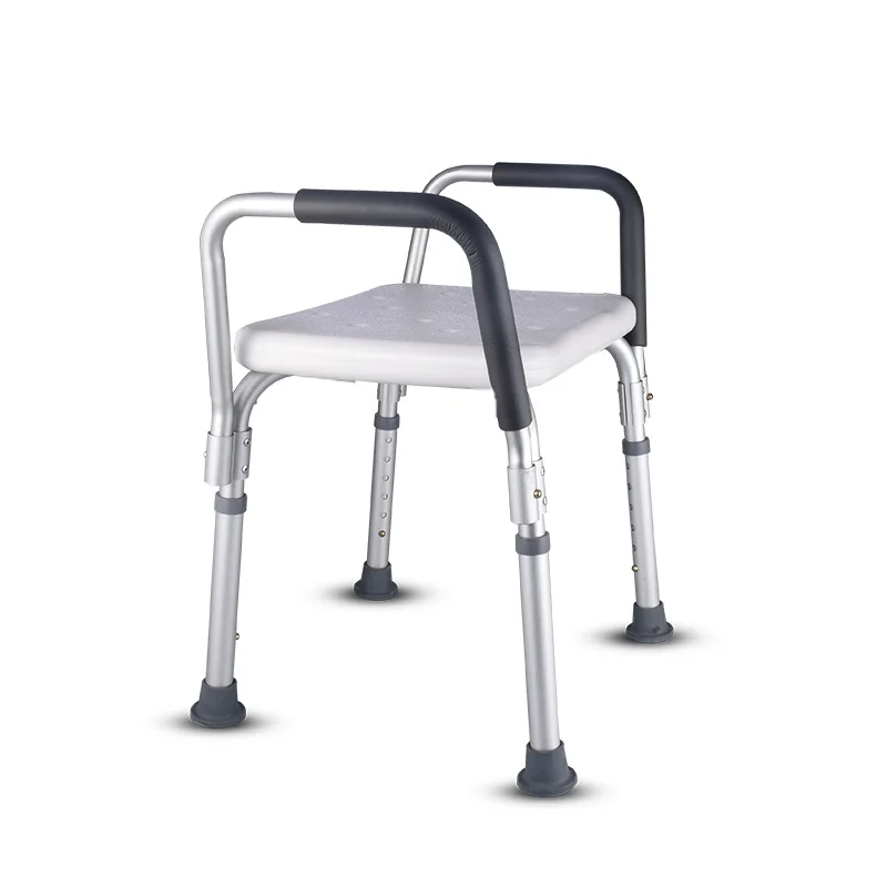 

Portable Non-Slip Aluminum Alloy Bath Chair Elderly Adults & Pregnant Women Cane Shower Chair for Bathroom Safety Equipment