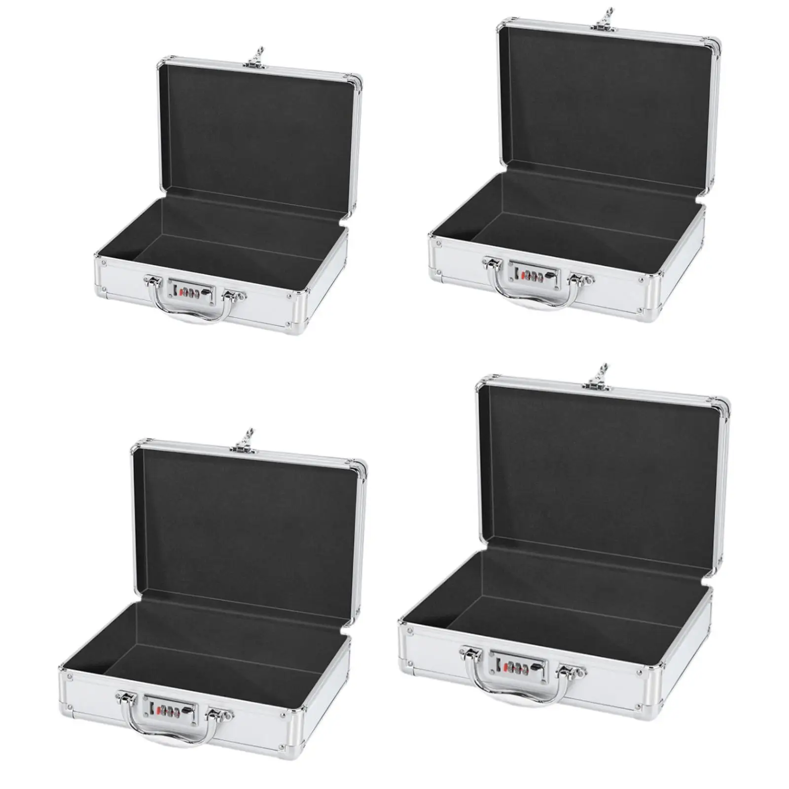 Portable Tool Box, Hard Case with Combination Lock Protector Box for Repair Tool Watches Garage