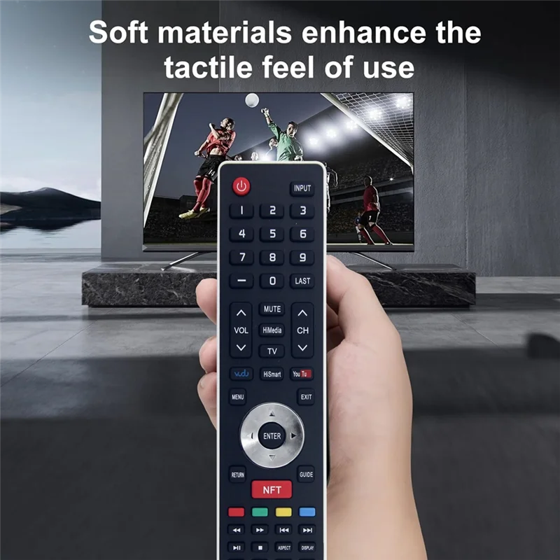 

ABUO-Remote Control EN-33933HS Replacement For Hisense Smart 4K UHD LCD TV EN-33933HS