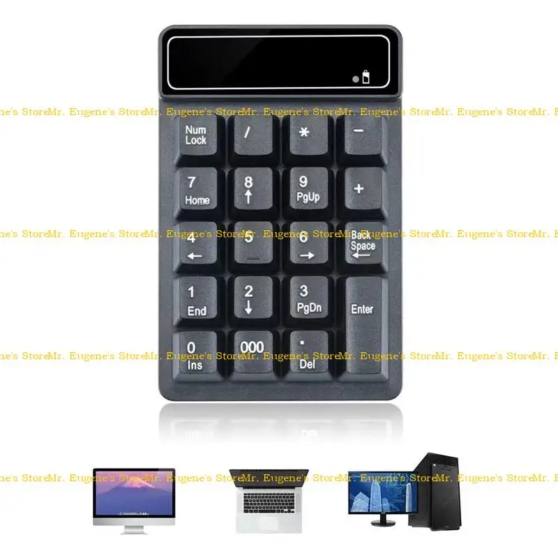 

D08B Small-Size Wireless Numeric Keypad Numpad 19 Keys 2.4Ghz Mini Digital Number