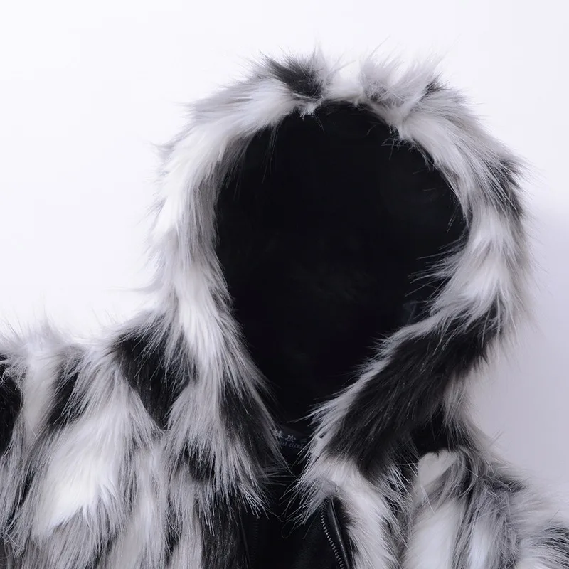 Men's Autumn/Winter Top Coat Faux Fur Eco-friendly Medium Length Plus Size Retro Simple Comfortable Casual Design Fashion New