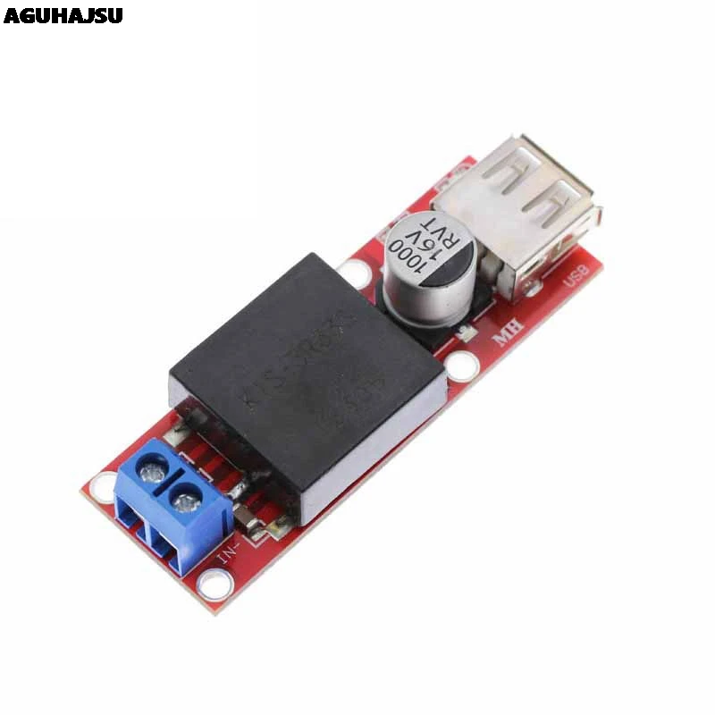 Si Tai&SH 5V Convertidor de salida USB DC 7V-24V a 3A Módulo reductor KIS3R33S KIS-3R33S