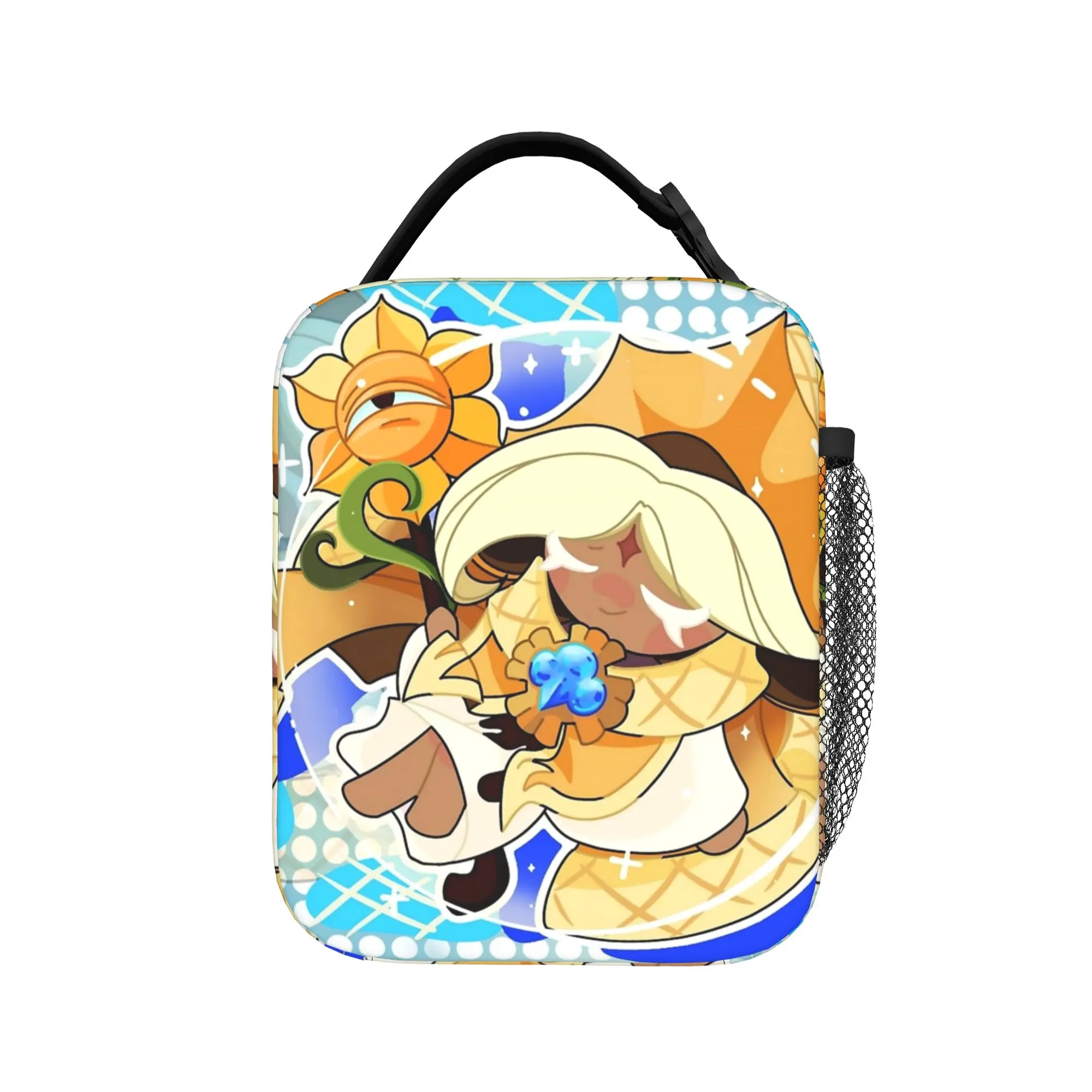 pure vanilla Insulated Lunch Bags Large Cookie Run Kingdom Lunch Container Cooler Bag Lunch Box Tote College  Food Handbags