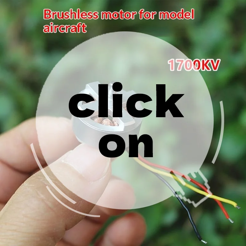 【W】1Pcs 23.5mm 2S-3S 3 fases usado 1700KV Mini 1806 Micro Motor sem escova de alta velocidade para RC Drone FPV Quadcopter Motor de aeronave