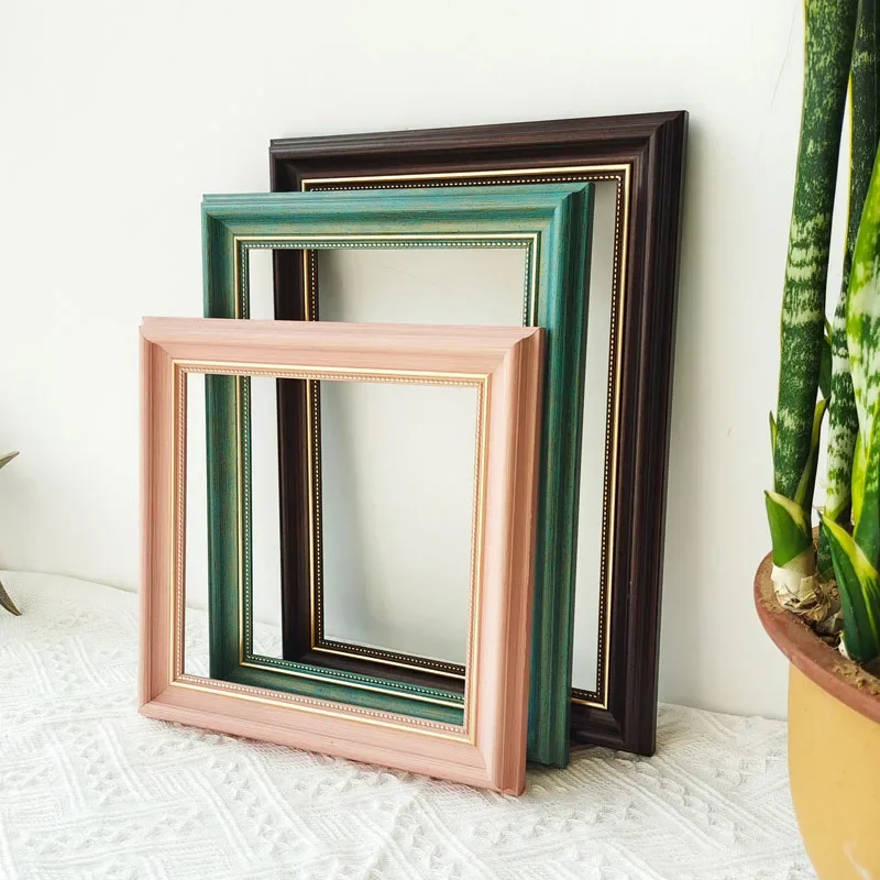 Oil frame, outer frame, American and European style retro minimalist photo frame