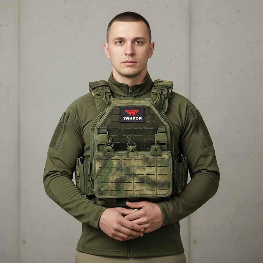 Yakeda 1000D Nylon duradero táctico multi-cam chaleco táctico placa portador chaleco táctico chaleco de caza chaleco protector