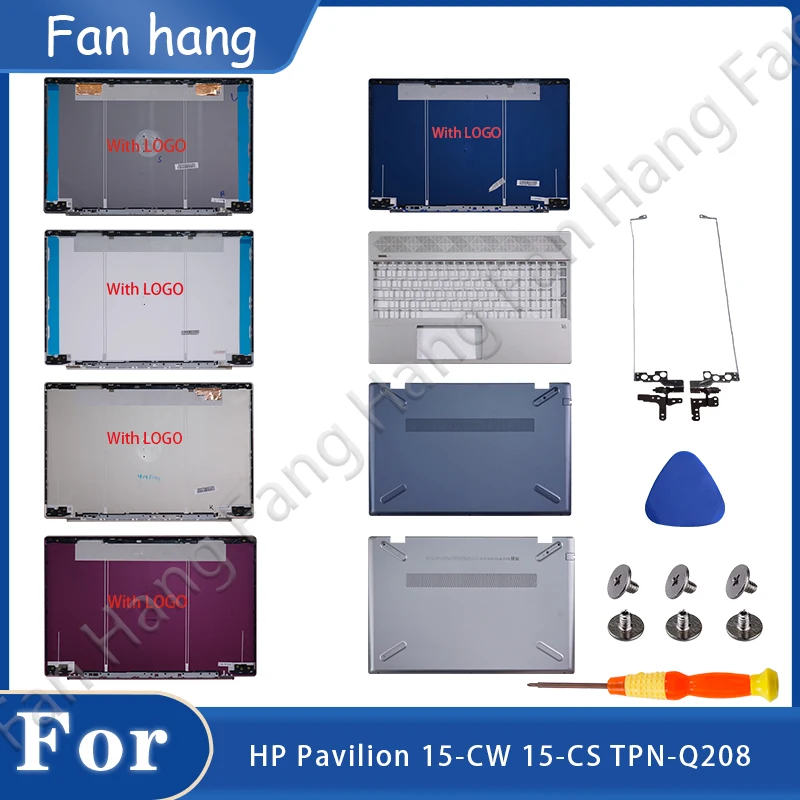 New Laptop Case For HP Pavilion 15-CW 15-CS TPN-Q208 Laptop Top Rear lid Back Cover/Bottom Base/Bezel Shell Housing Replace