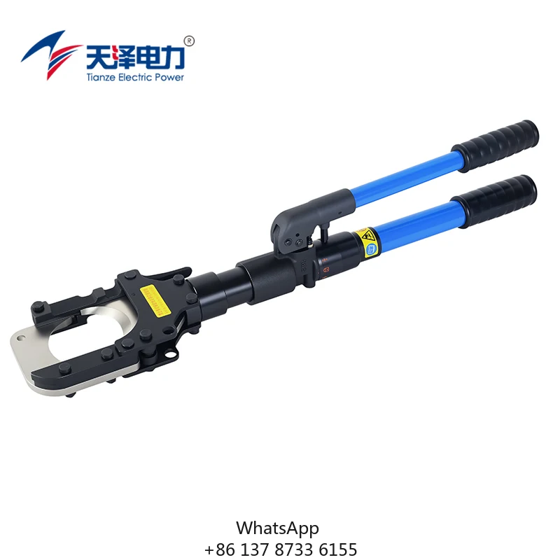 

HTC-55 11T Ручной гидравлический кусачки для стальной пряди Стальная линия Резак для стальной проволоки ACSR-гидравлические инструменты