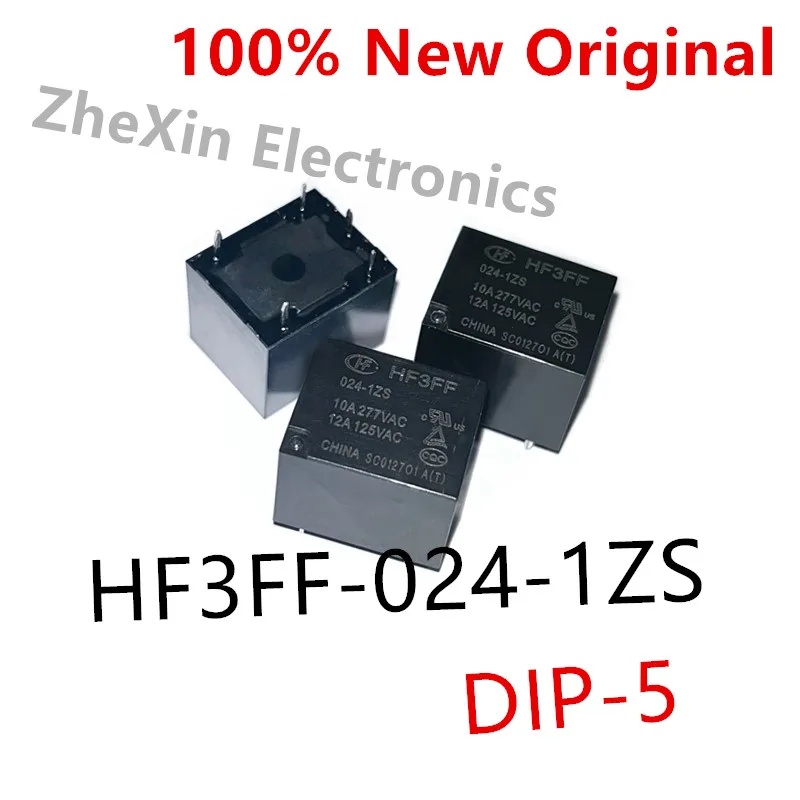 10PCS/Lot   HF3FF-005-1ZS 、HF3FF-012-1ZS 、HF3FF-024-1ZS 、HF3FF-009-1ZS  New Power Relay  HF3FF/005-1ZS、HF3FF/012 、HF3FF/024