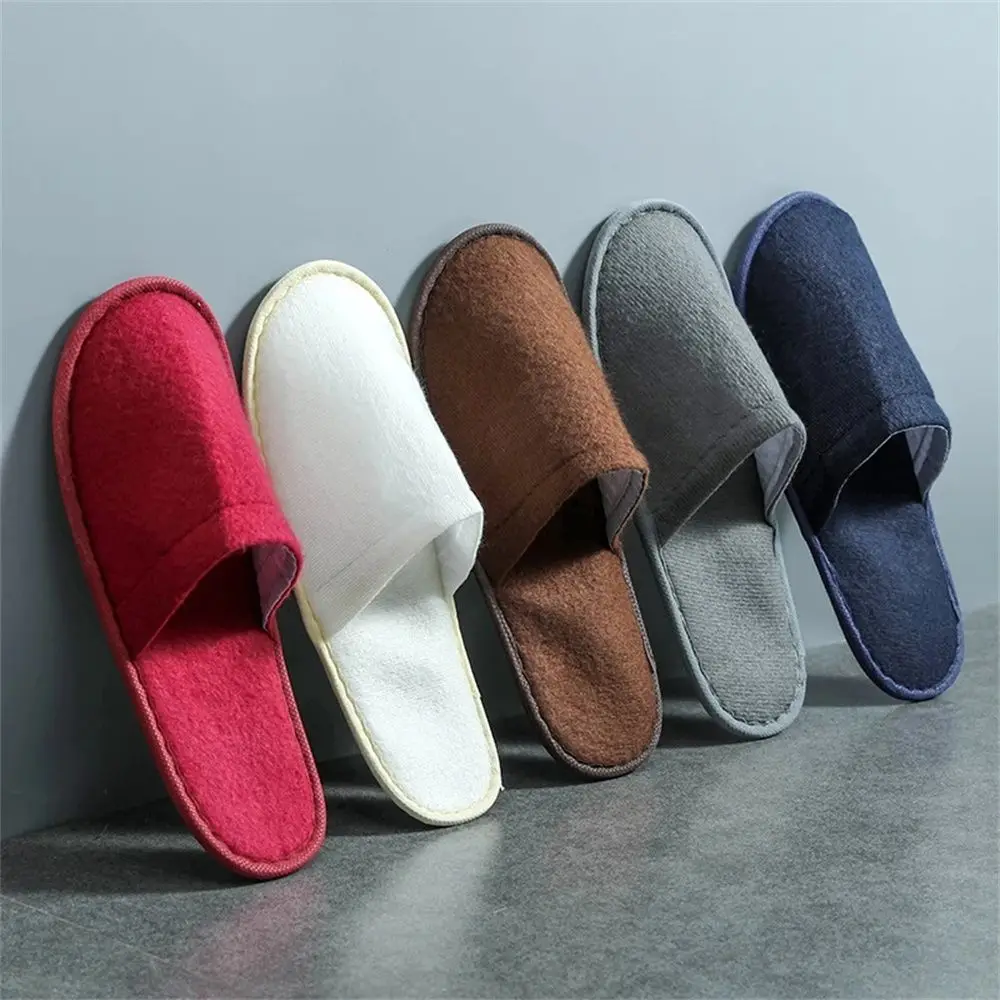 Entertain Guests Washroom Hotel Disposable Supplies Disposable Slippers Thin Bottom Slippers Household Accessories