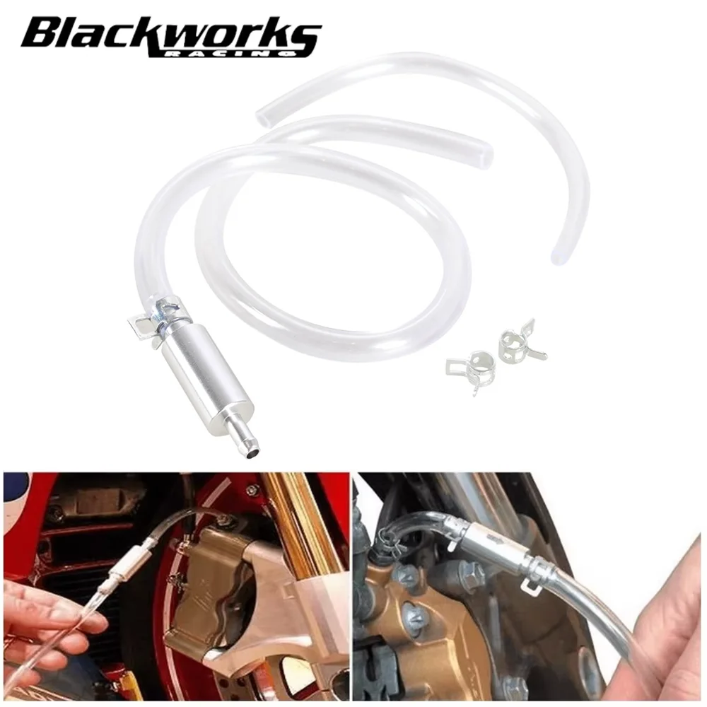 

Motorcycle Car Clutch Brake Bleeder Hose One Way Valve Tube Bleeding Tool Kit Brake Bleeding Hose With Valve Brake Fluid Pump