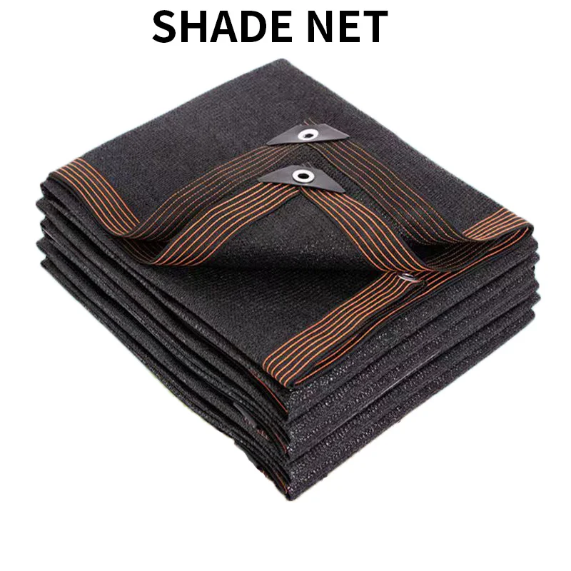 Black Anti-UV HDPE Shade Net Succulent Plant Shade Net Outdoor Swimming Pool Cover Shade Net Shading Rate 75~85%