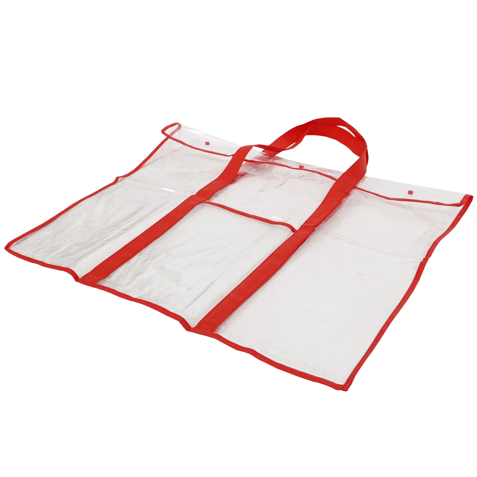 واسعة شفافة لوحة الرسم الناقل البلاستيك اللوحة حقيبة المفاجئة زر المنظم للوازم الفنية أداة الرسم المحمولة