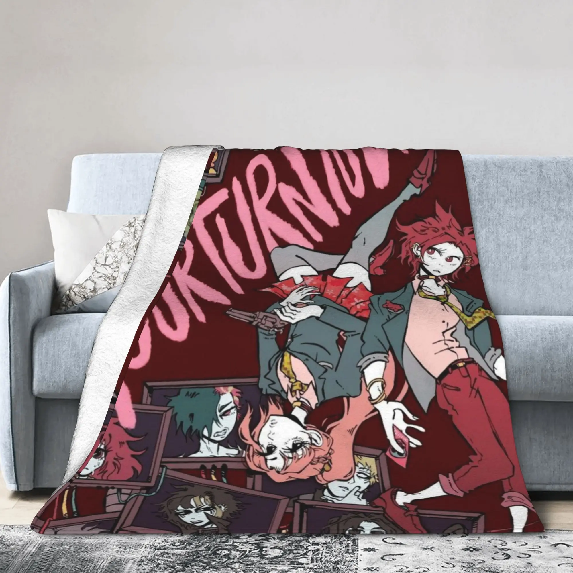 Your Turn to Die Death Game Stuff Blankets Soft Flannel  Throw Blankets Relax Bedding Throws