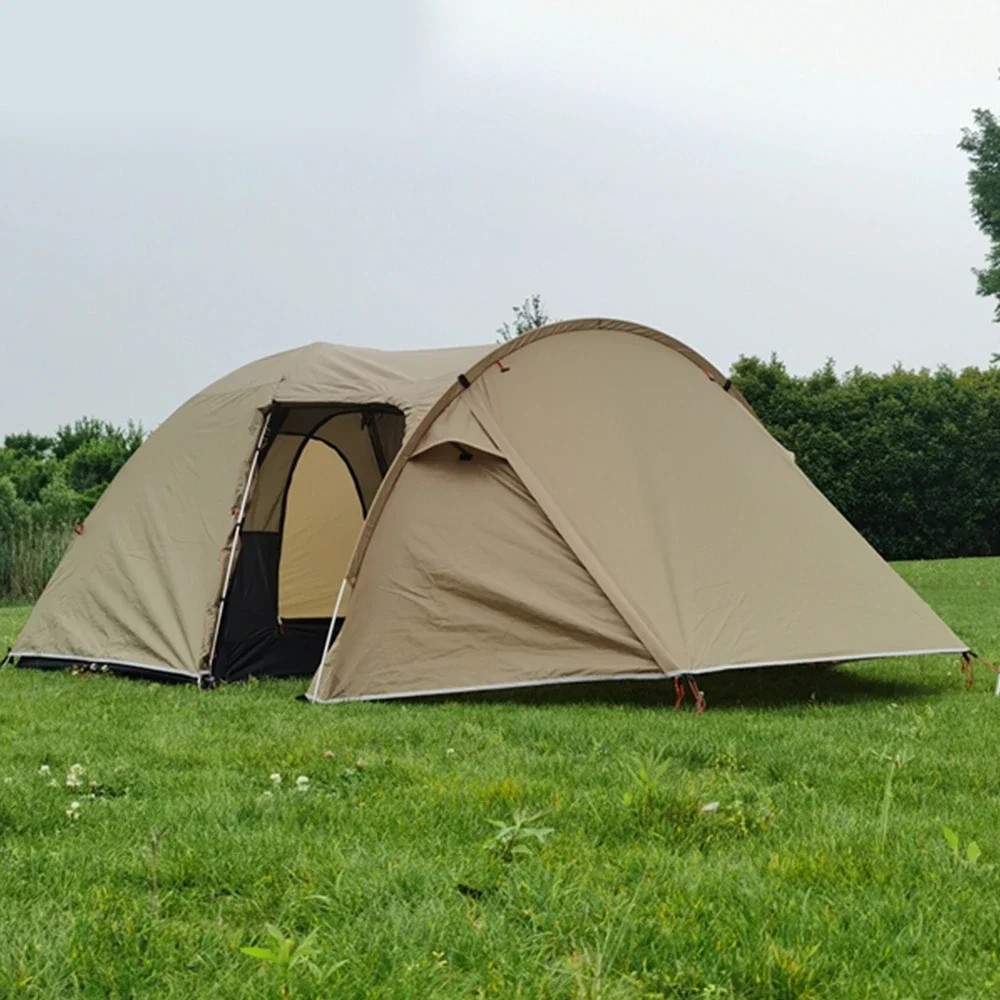

Be suitable for Waterproof Family Camping Tent 3 Person Light Weight Double Layer 1 Bedroom One Living Room Outdoor Tentcustomi