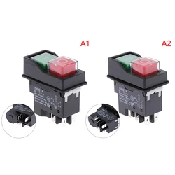 Interrupteurs à bouton-poussoir électromagnétiques, équipement de machine-outil de démarrage, interrupteur étanche, sécurité de sécurité IP55, Ksat 28A