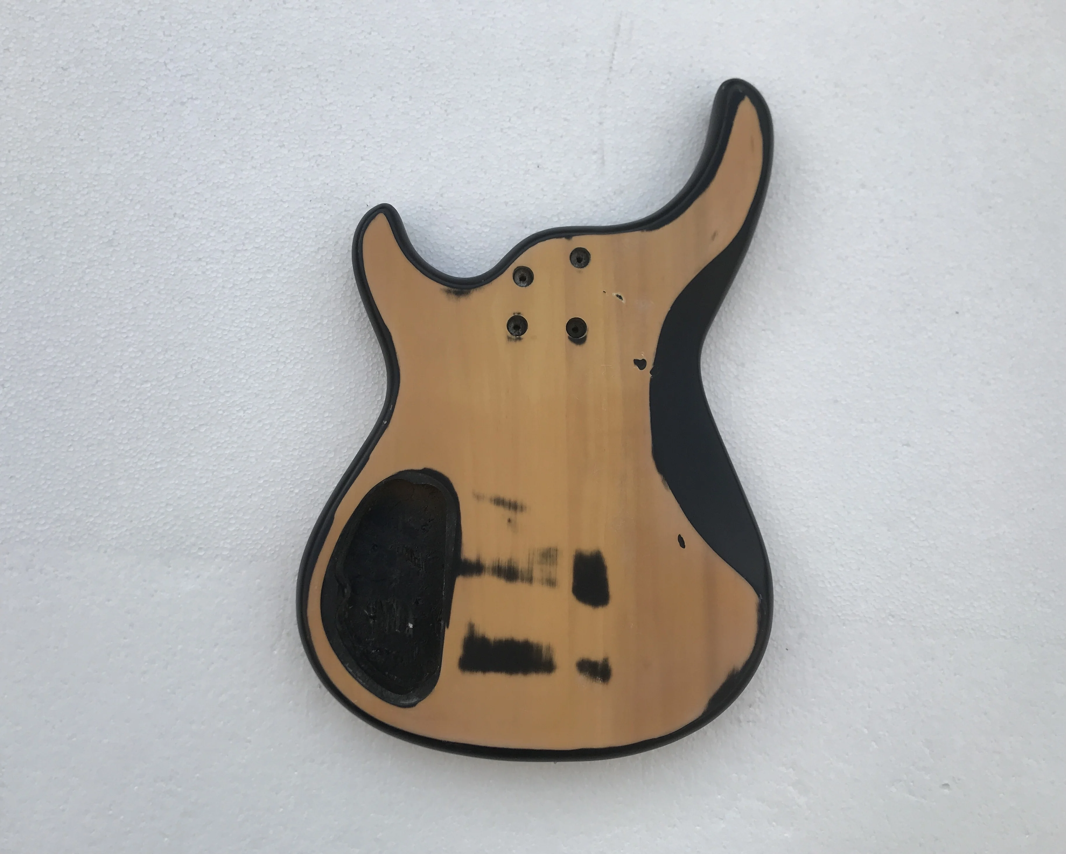 DIY Custom 4 Strings Electric Bass Guitar Body Part Guitarra in Stock Discount Free Shipping 1373B