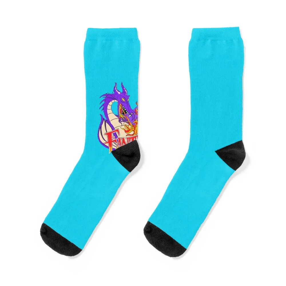 Fantasmic Dragon Old Design Active T-Shirt Socks