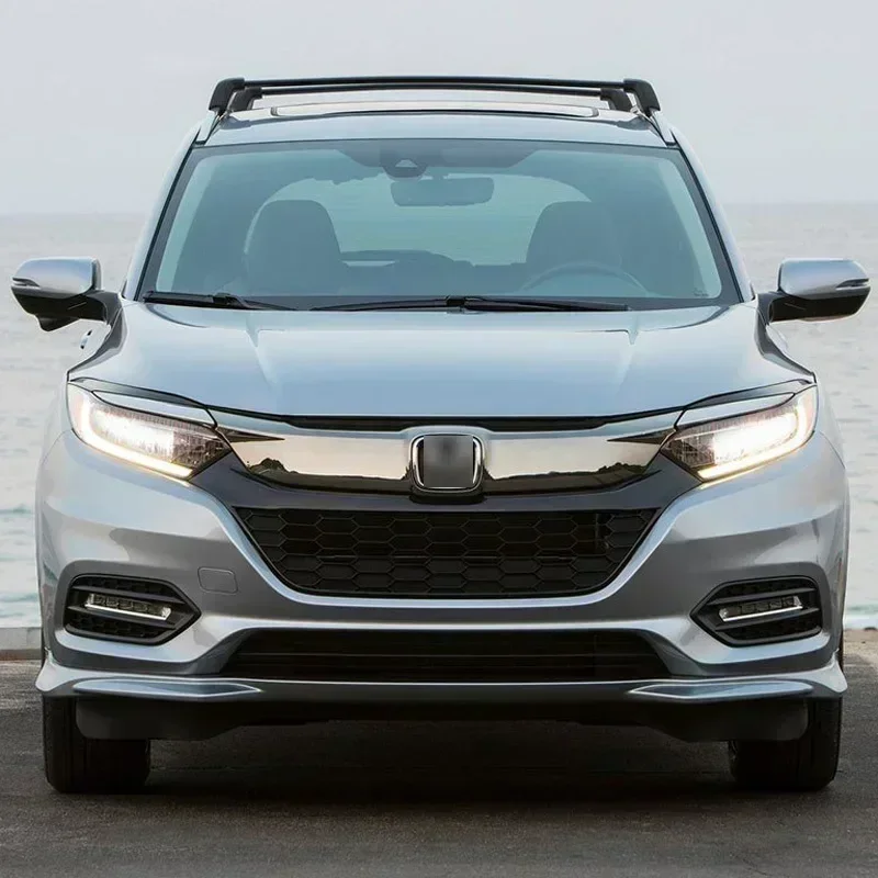 

Автомобильные светодиодные DRL дневные фонари для Honda HRV HR-V Vezel 2019 2020, желтые указатели поворота, дневные ходовые фары, автосторонние лампы, противотуманные фары