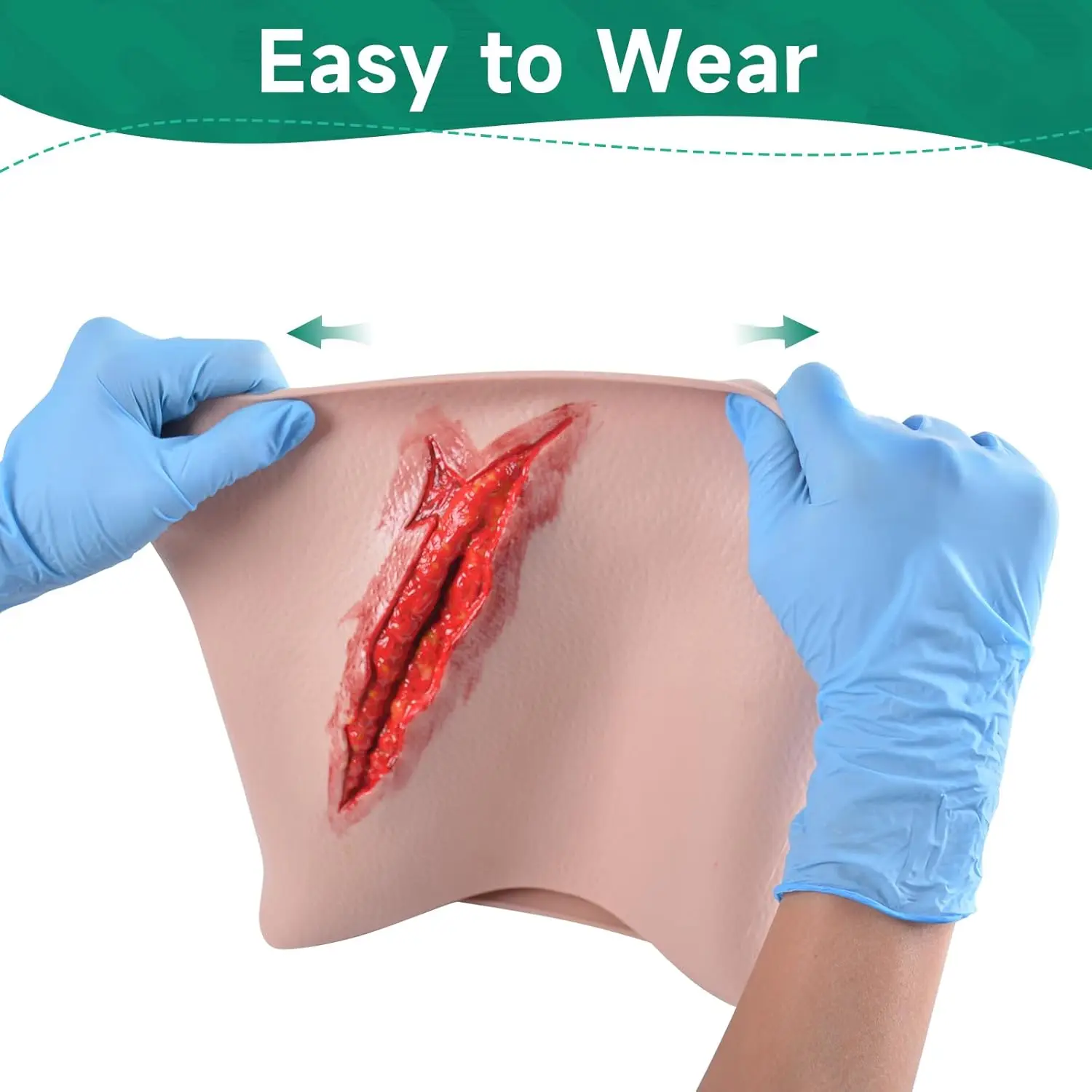 Ultrassist Thigh Puncture Wound Model Thigh Trauma Wound Trainer Stop The Bleed Practice for Medical EMS & First Aid Training