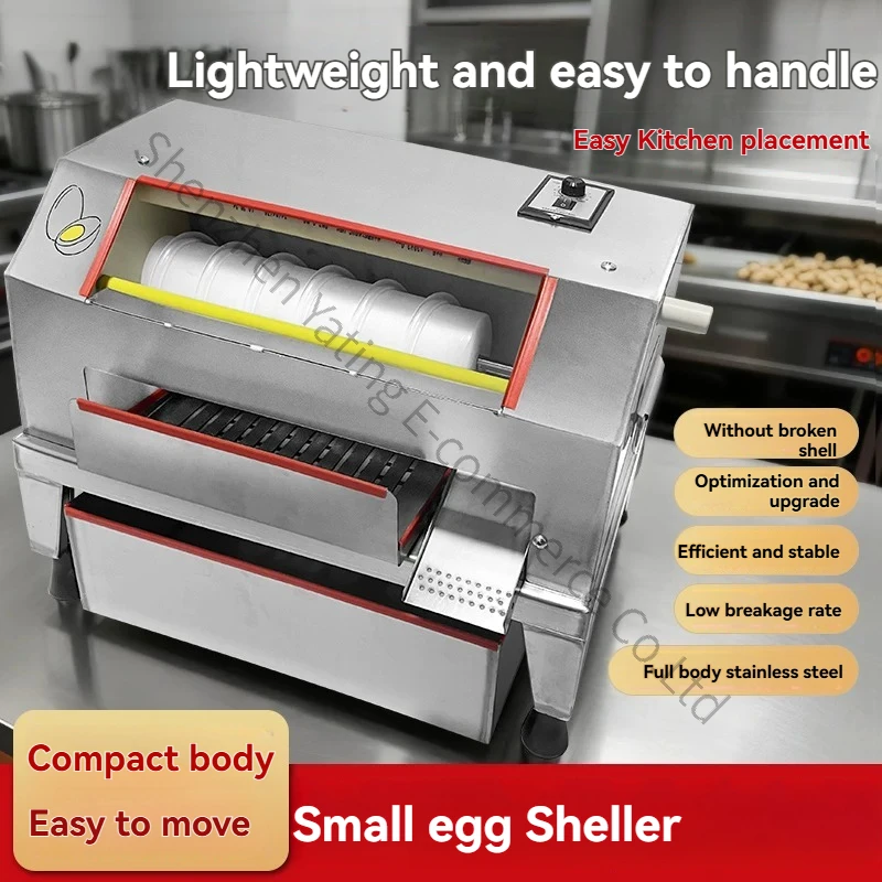 Cooked Egg Breaking Eggshell Removal Equipment Canteen Commercial Stainless Steel Eggshell Artifact Machine