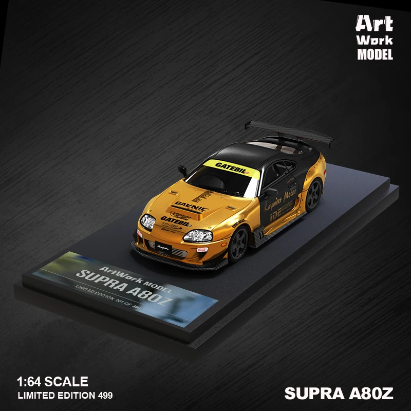 

ArtWork Model 1:64 Supra A80Z Gold Patterned Limited Edition Alloy Model - in stock