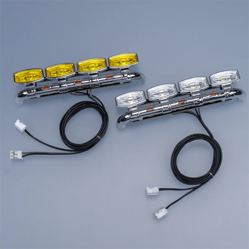 RC 1:14 Truck Model Front Grill Bumper Spotlight For Tamiya 1/14 RC Tractor Truck SCANIA 770S 56368 Parts Accessories