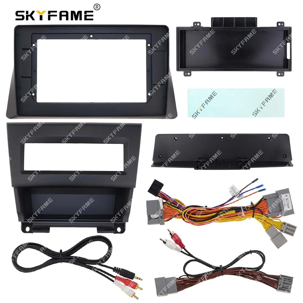 SKYFAME Auto Frame Fascia Adapter Android Radio Dash Fitting Panel Kit Voor Honda Accord 8