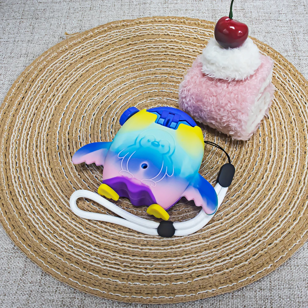 Cute-shaped protective Cover Case for Tamagotchi Paradise Game Console,Anti-Scratch Cover with Lanyard Accessory Multiple Colour