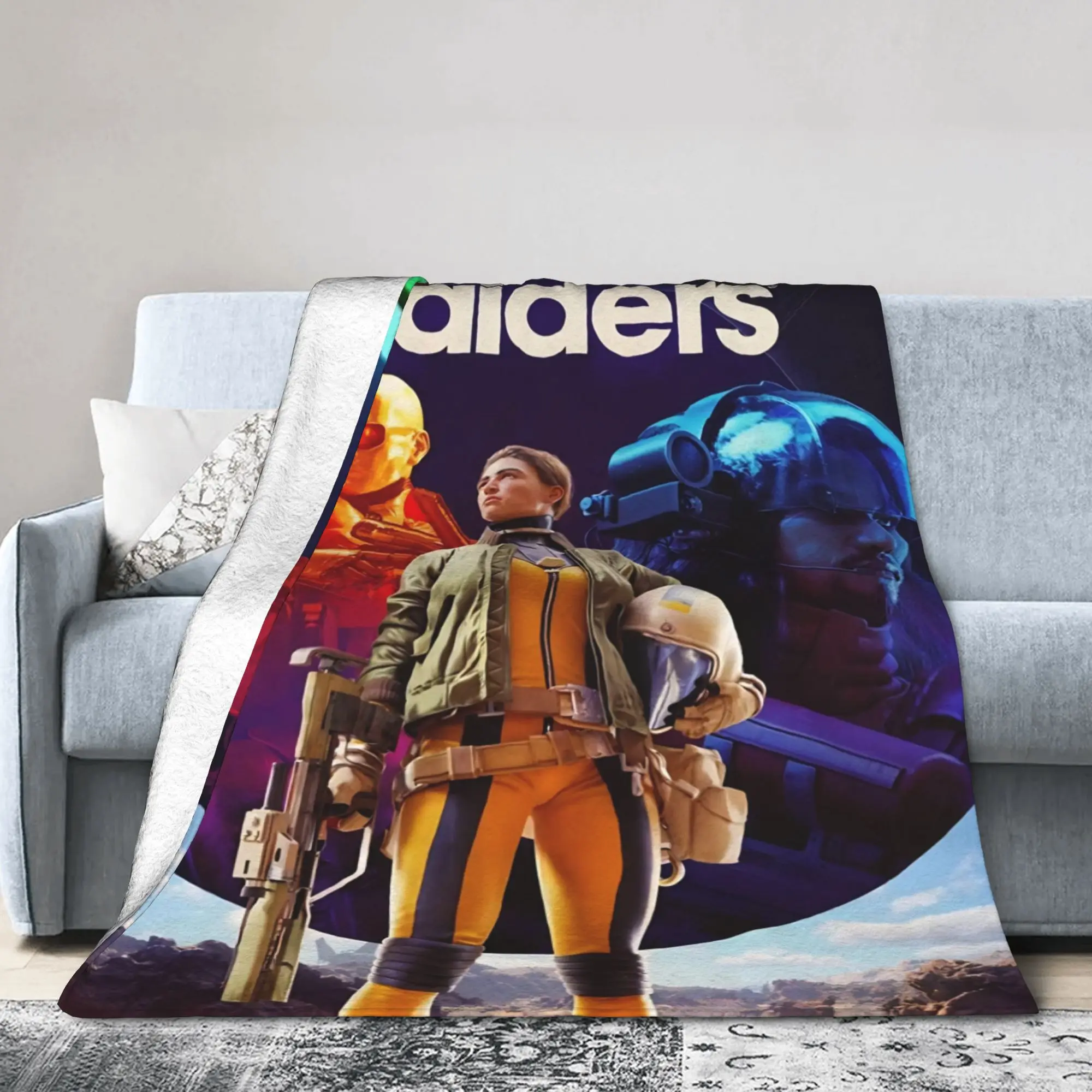 Arc Raiders Video Games Merch Blankets Ultra-Soft Fleece  Throw Blankets Cozy Plush Thin Quilt