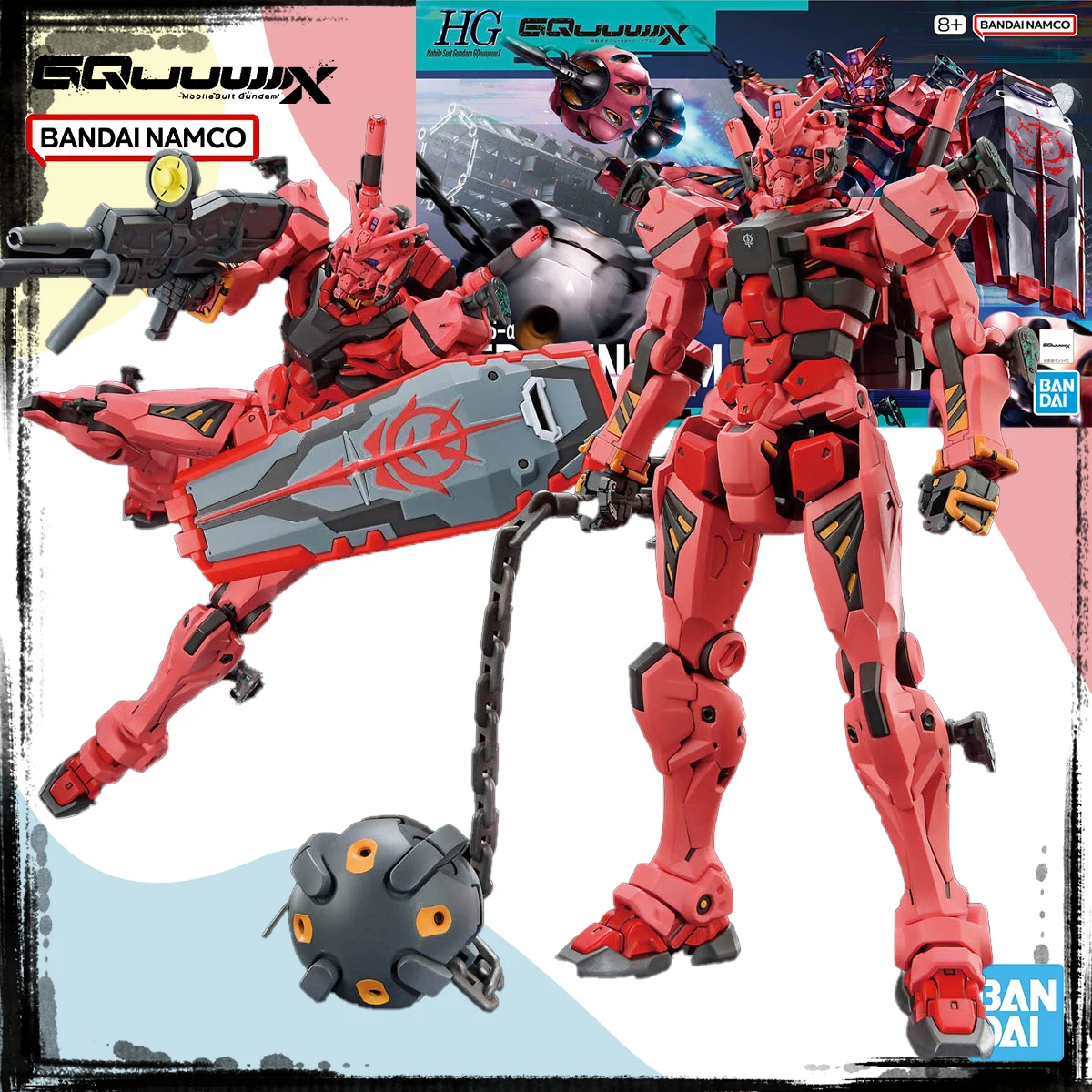 

Bandai Genuine Original GQuuuuuuX GUNDAM Model Kit In Stock Anime Figure GQuuuuuuX RED GUNDAM Assembly Model Toys For Boys Gifts