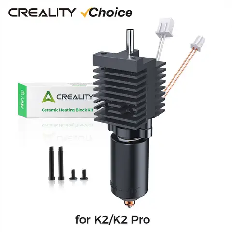 Creality K2 /K2 Pro Combo Kit de bloque calefactor cerámico 300 ℃   Boquilla de intercambio rápido de alta conductividad térmica resistente a altas temperaturas