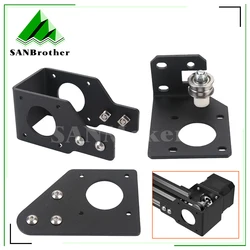 Eixo Y Suporte Do Motor Fixo Mount Plate, 3D Printer Parts, 2040 Perfil, Ender3, 42 Passo Suporte Motor, Kit de reposição