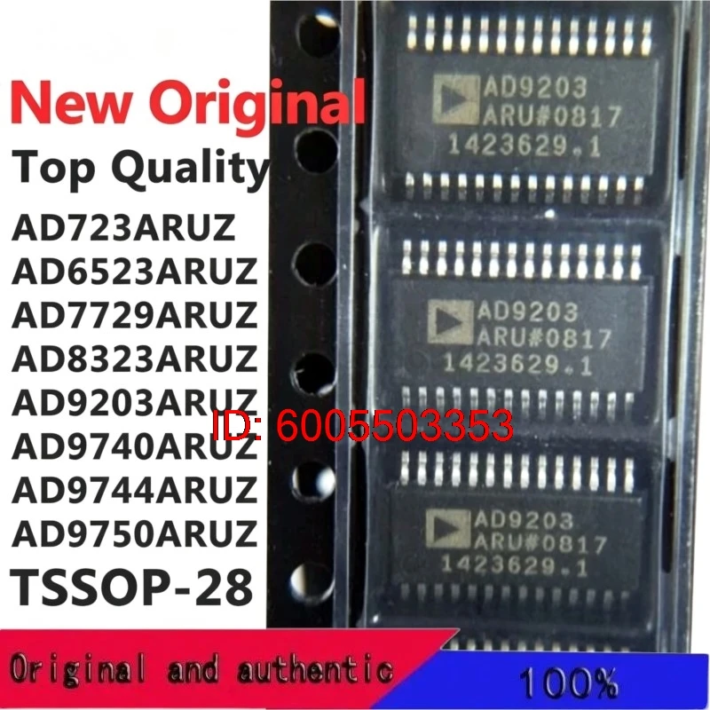 (1 Piece) AD723ARUZ AD6523ARUZ AD7729ARUZ AD8323ARUZ AD9203ARUZ AD9740ARUZ AD9744ARUZ AD9750ARUZ TSSOP-28 New Original Chip IC