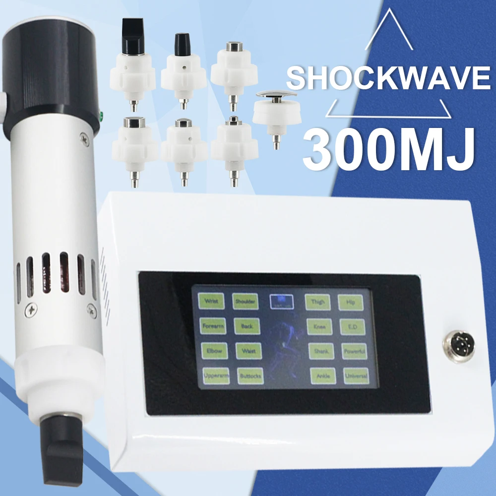 300MJ Shockwave Therapy Machine For ED Treatment Erectile Dysfunction Limbs Pain Relief Relaxation Massage Shock Wave Massager